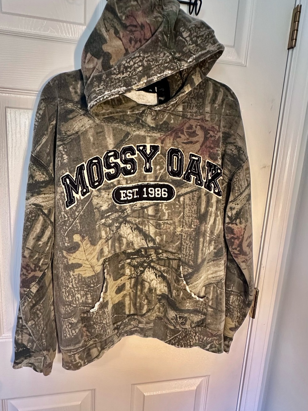 Mossy Oak Youth L Breakup Infinity  Camo Pullover Hoodie Hunting Sweatshirt